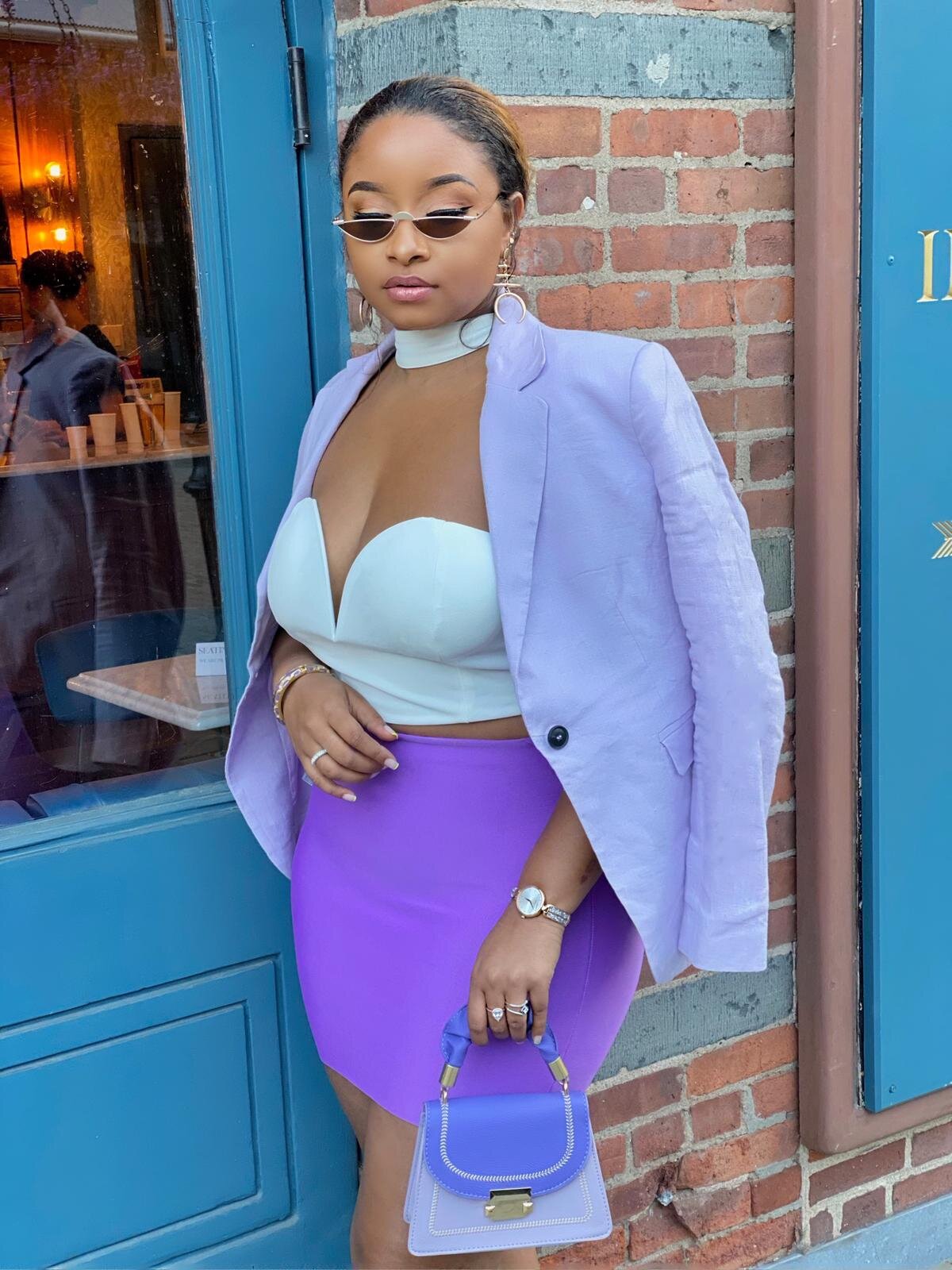 Nara Mini Skirt (Lilac) — All Things Dressy